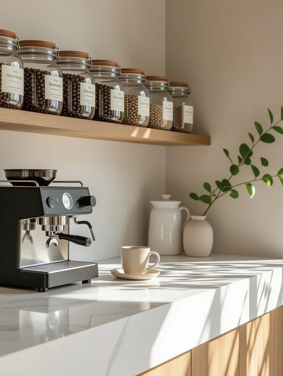 essential minimalist coffee setup