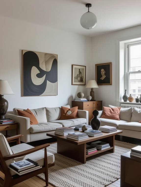 establishing visual focal points