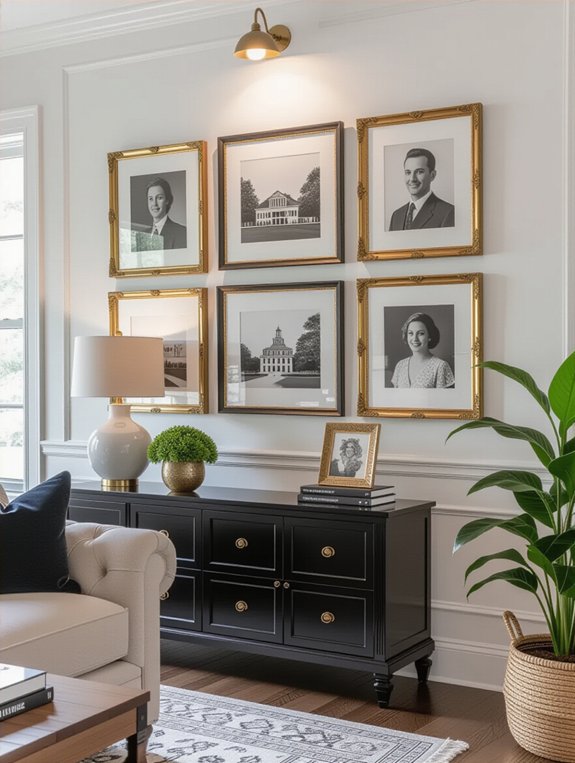family memories gallery wall