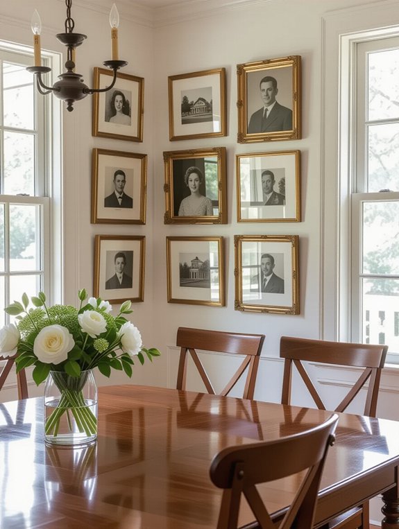 family photo gallery wall
