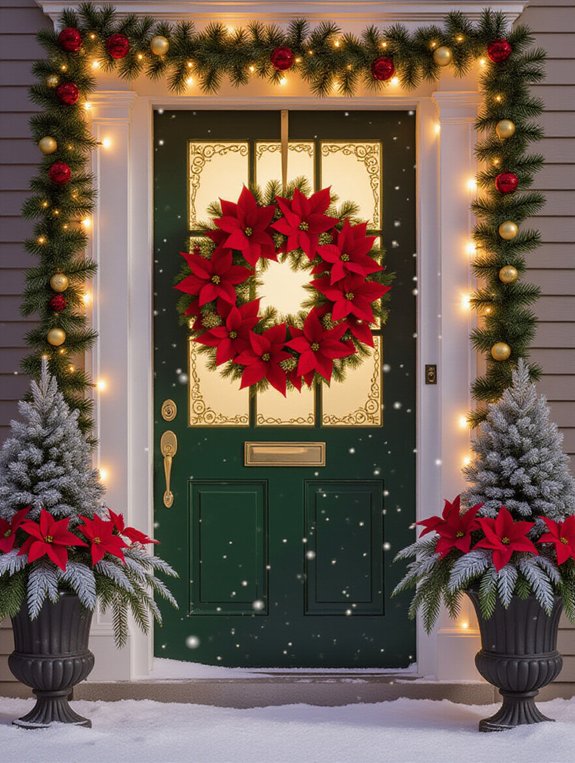 festive floral holiday decor