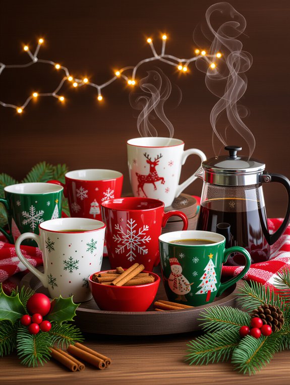 festive mug display ideas