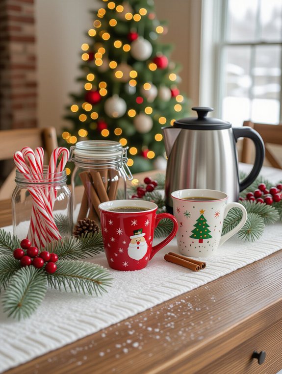 festive photo opportunity setup