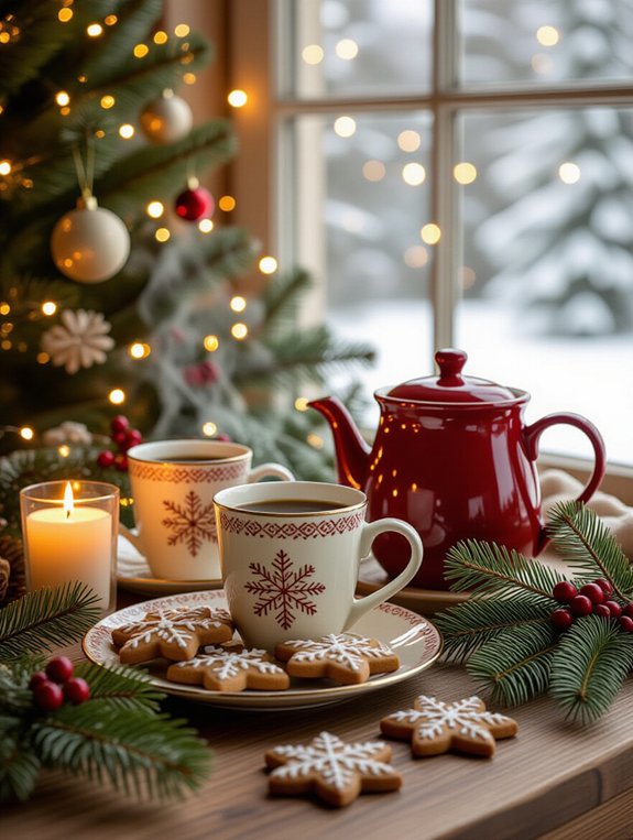 festive string lights ambiance