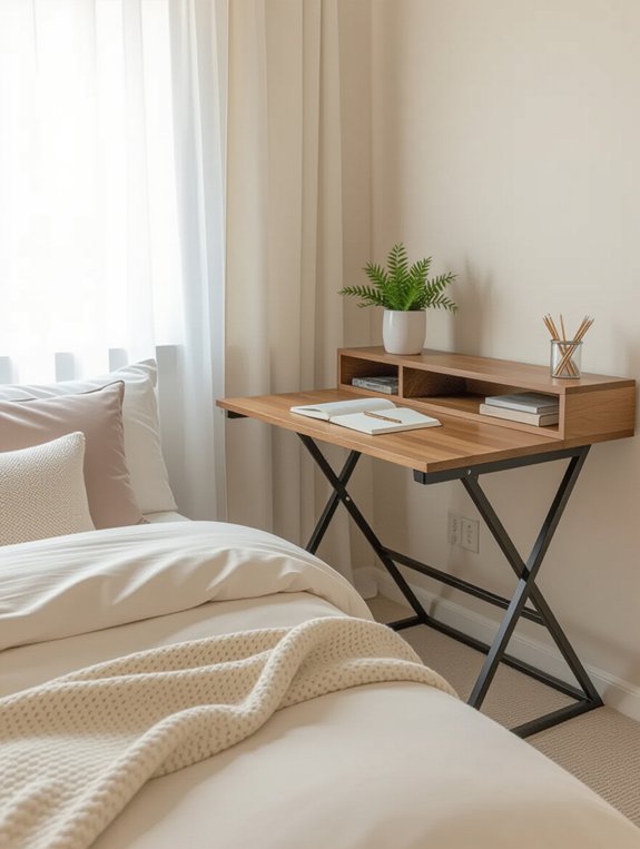flexible space saving folding desk