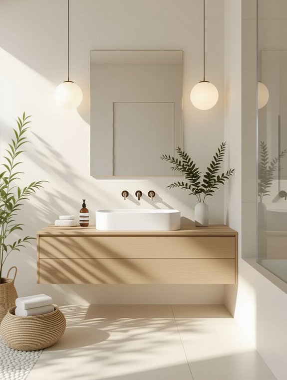 floating vanities enhance space