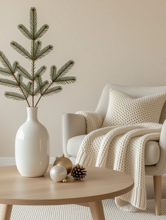 functional minimalist holiday decor