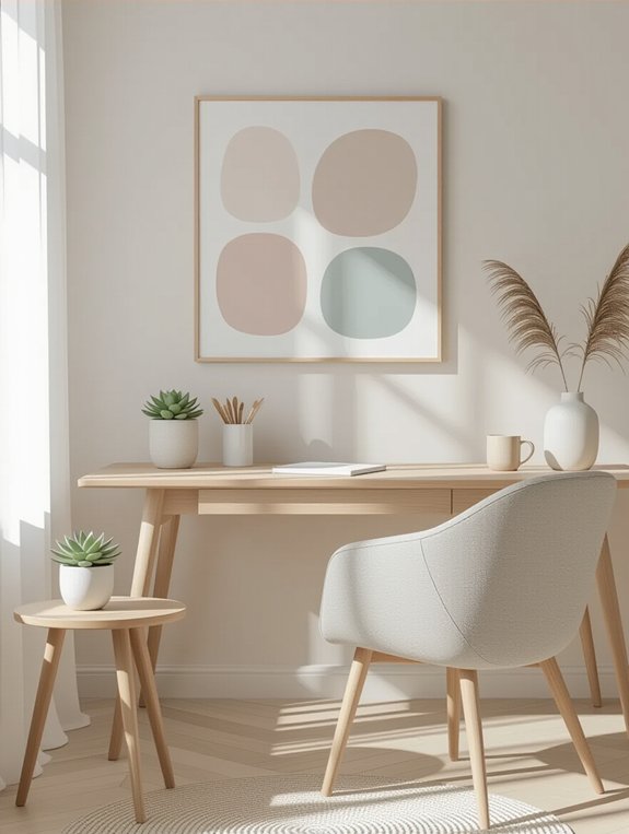 functional minimalist workspace design