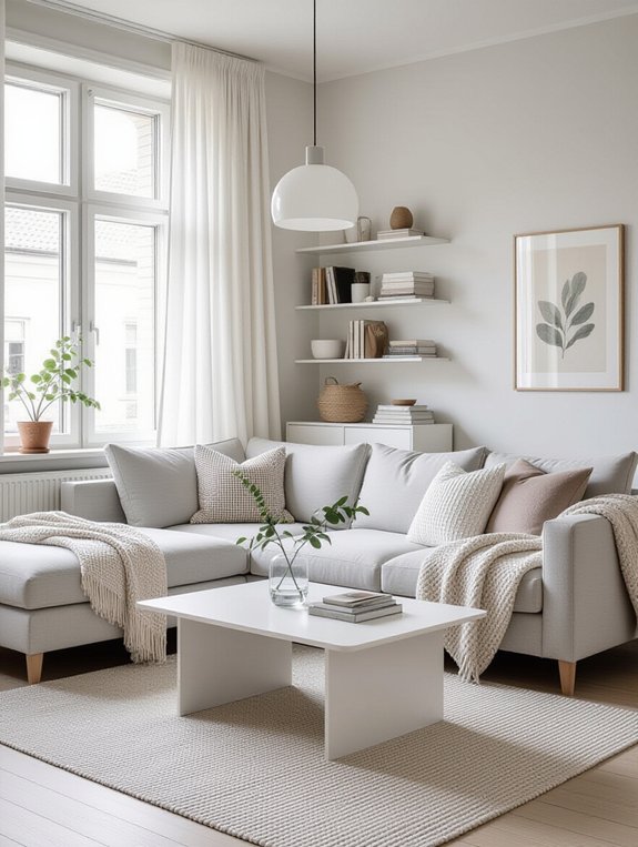 functional scandinavian living room