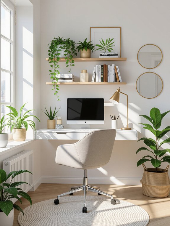 functional stylish compact workspace