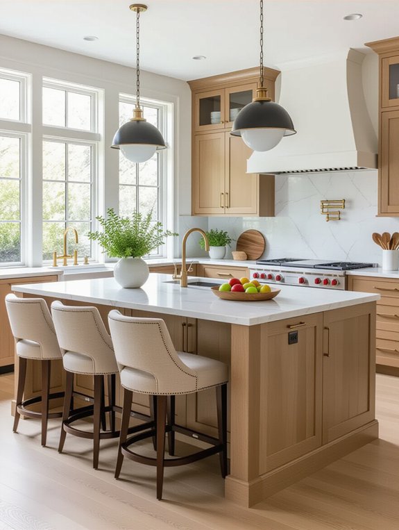 functional stylish kitchen centerpiece