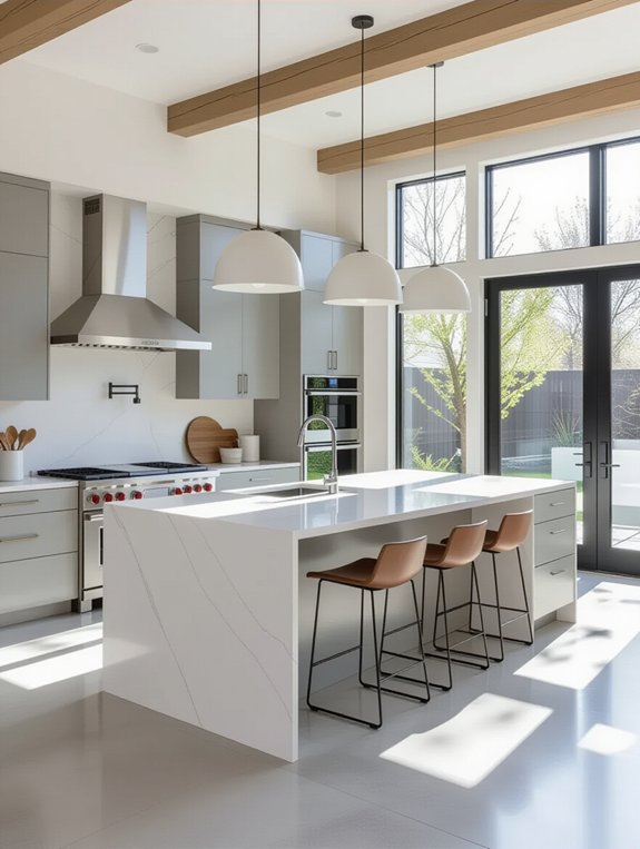 geometric elegance in kitchens