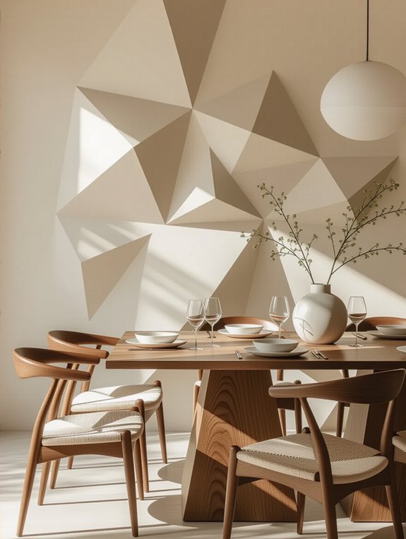 geometric wall decor ideas