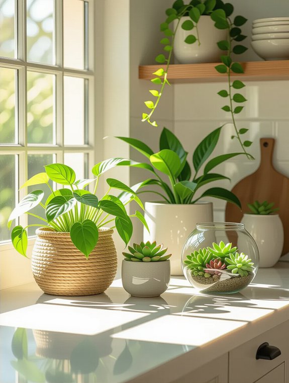 greenery for kitchen vitality