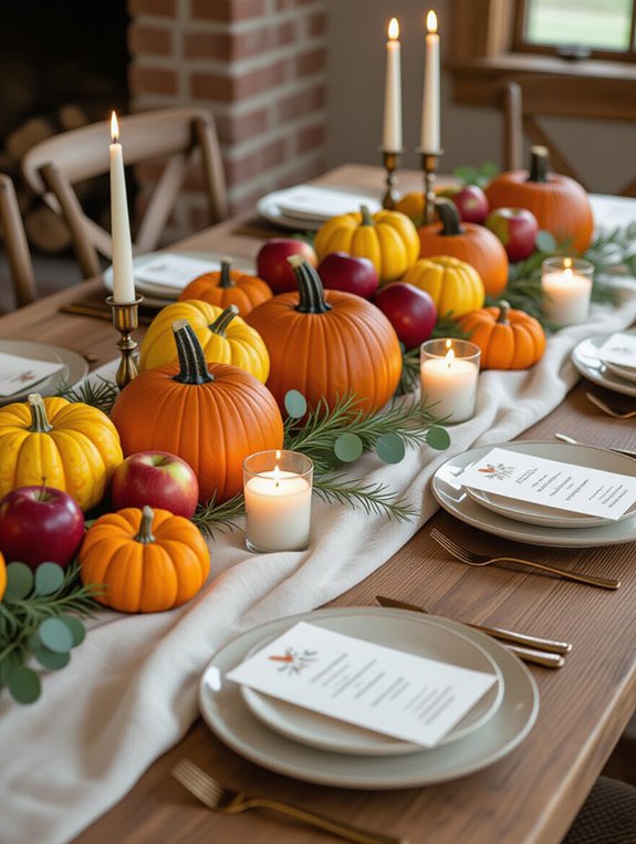 harvest themed thanksgiving centerpiece