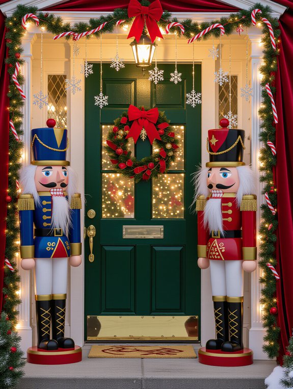 holiday magic door decoration