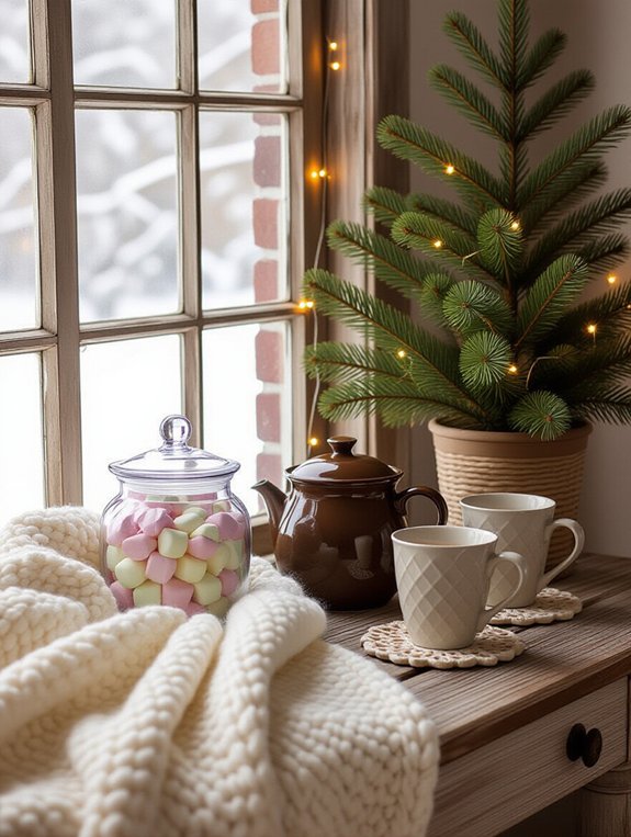 hot cocoa station setup