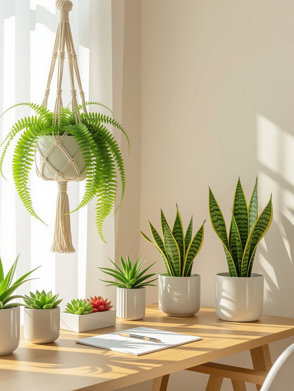 incorporate indoor plants creatively