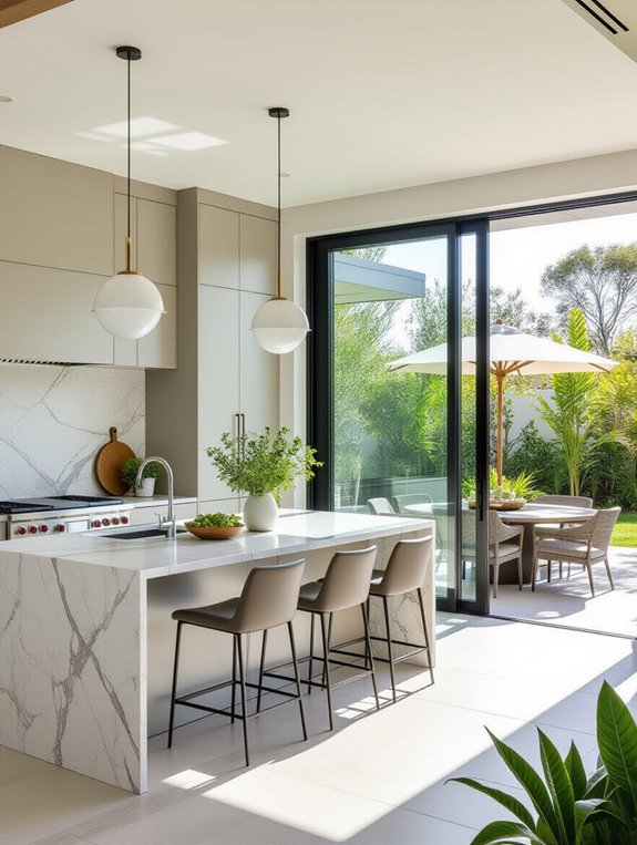 indoor outdoor kitchen harmony