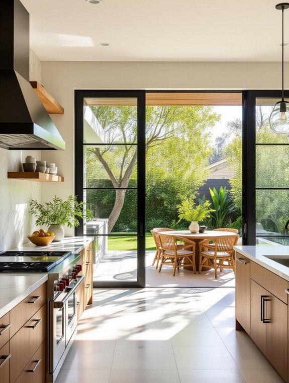 indoor outdoor kitchen harmony