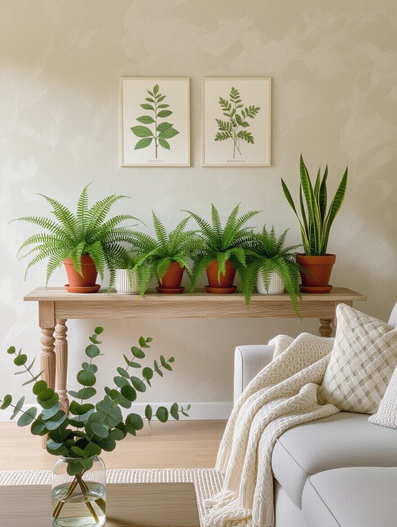 indoor plants enhance atmosphere