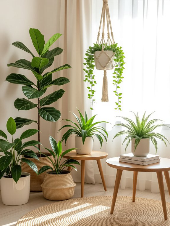 indoor plants enhance atmosphere