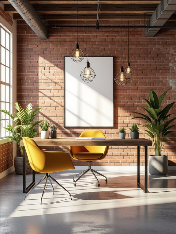 industrial chic office design