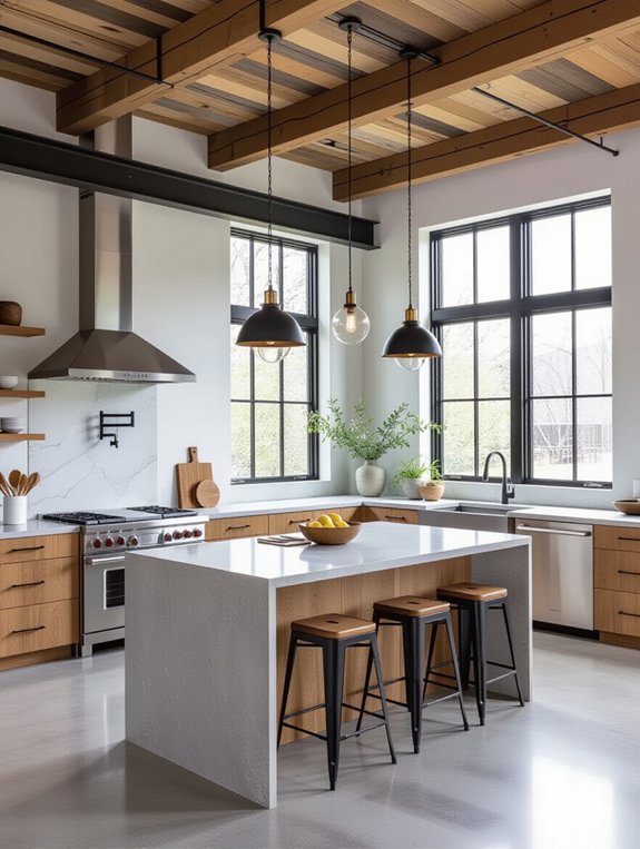 industrial kitchen design elements