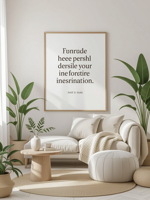 inspirational quote display ideas