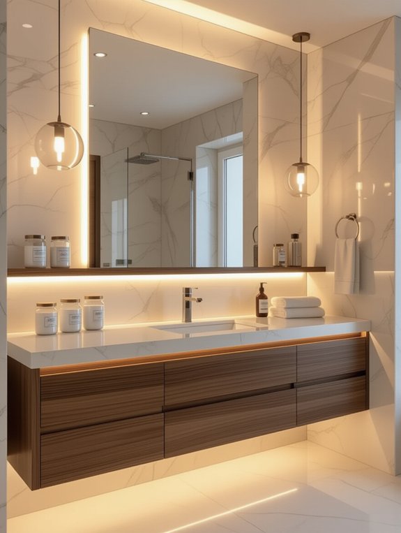 integrated bathroom lighting solutions