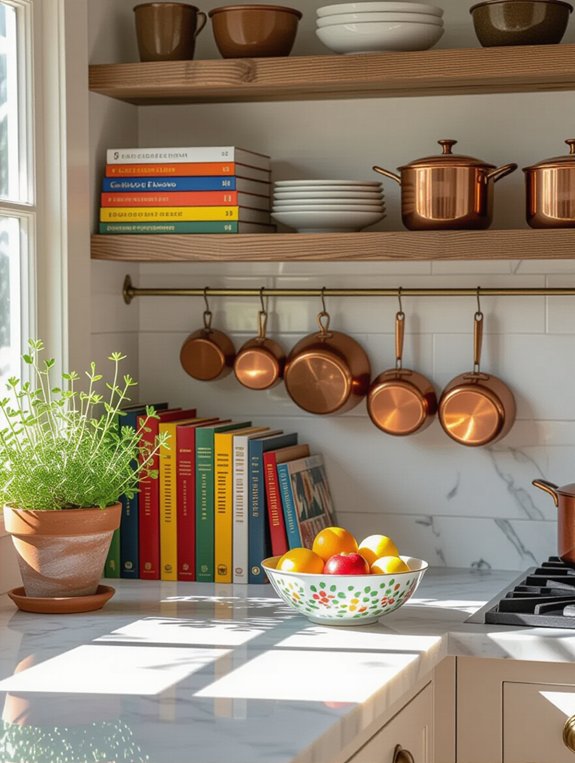 inviting cookbook display ideas