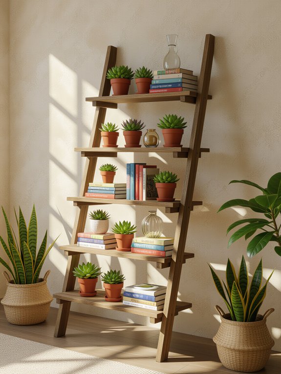 ladder display for accessories