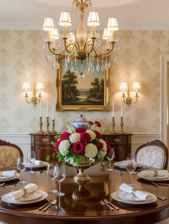 layered lighting enhances ambiance