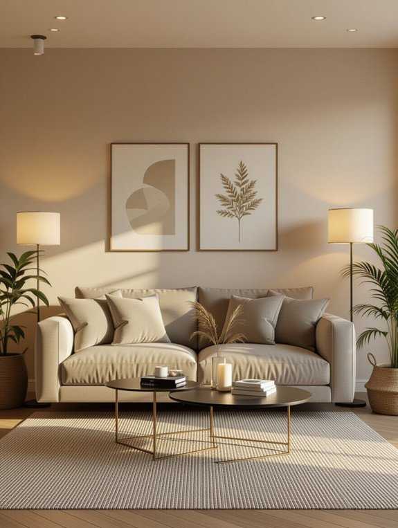layered lighting for ambiance