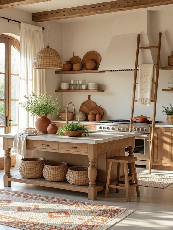 layered rugs for coziness