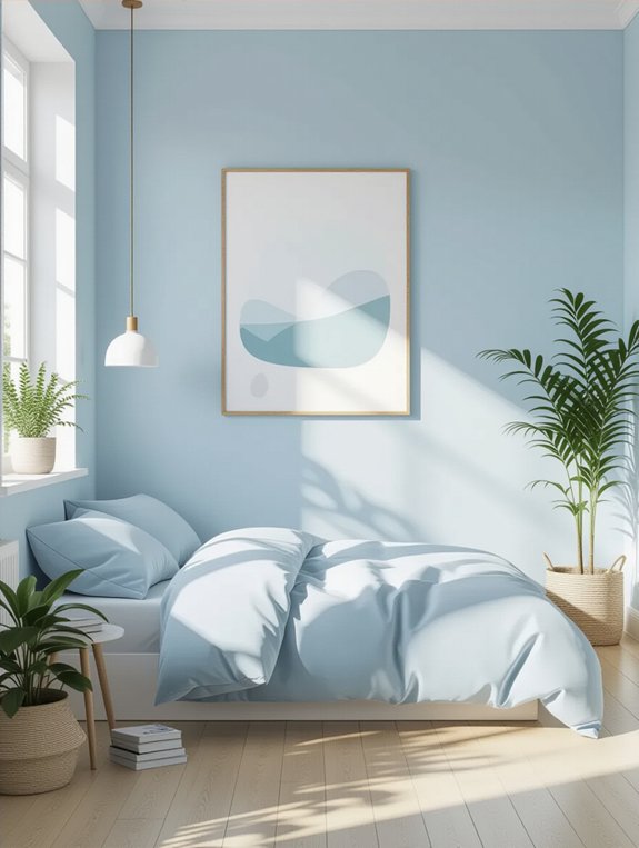 light colors create spaciousness