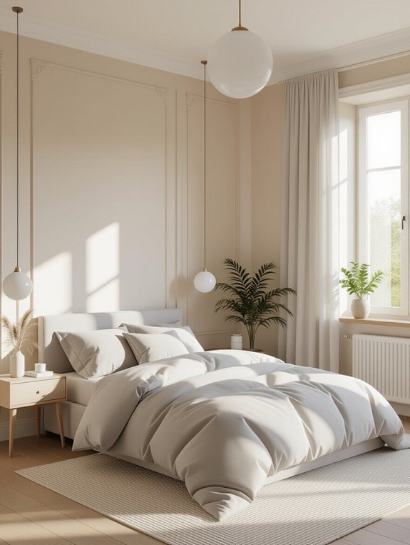 light colors for spaciousness