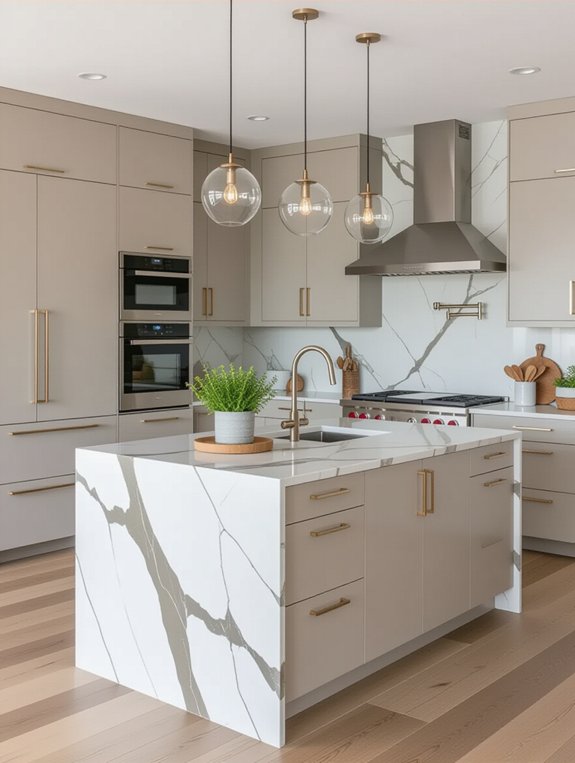 luxurious kitchen countertop materials