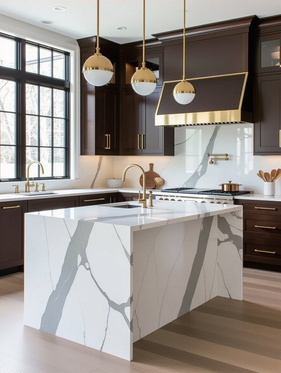luxurious kitchen countertop materials
