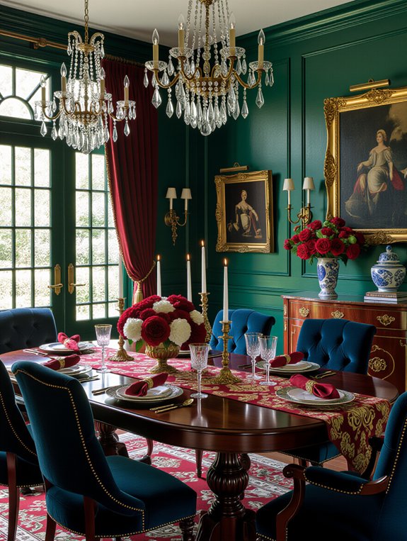 luxurious rich color palettes
