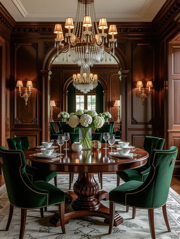 luxurious rich wood finishes