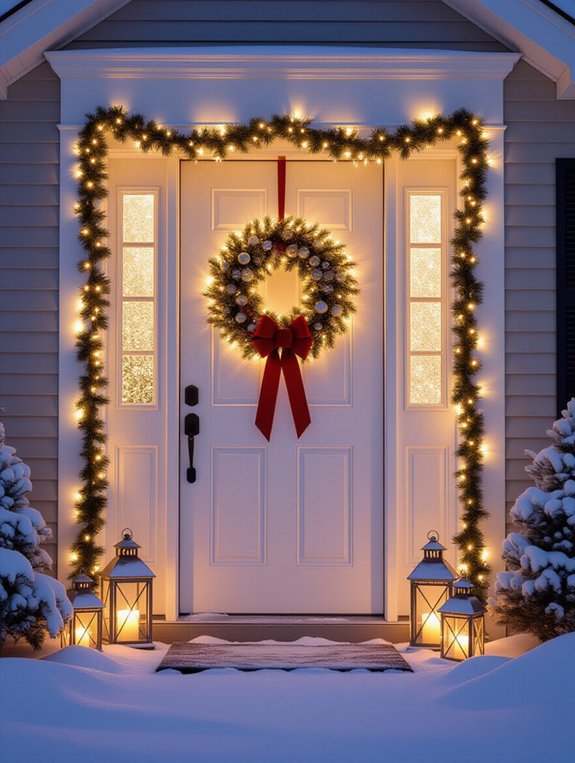 magical illuminated entryway decor