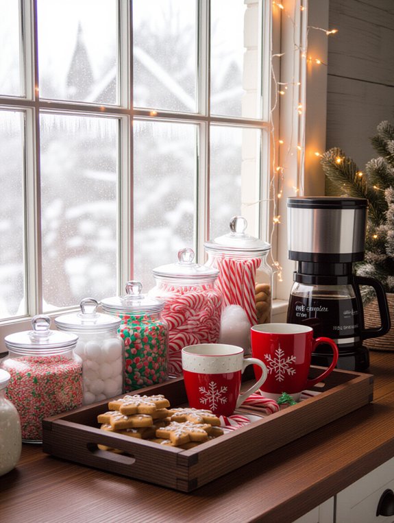 magical winter coffee decor