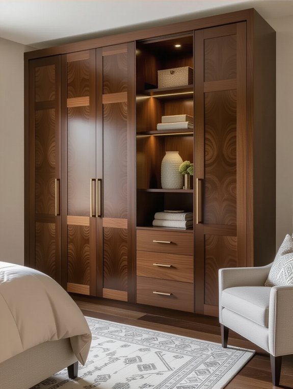 maximize bedroom corner storage