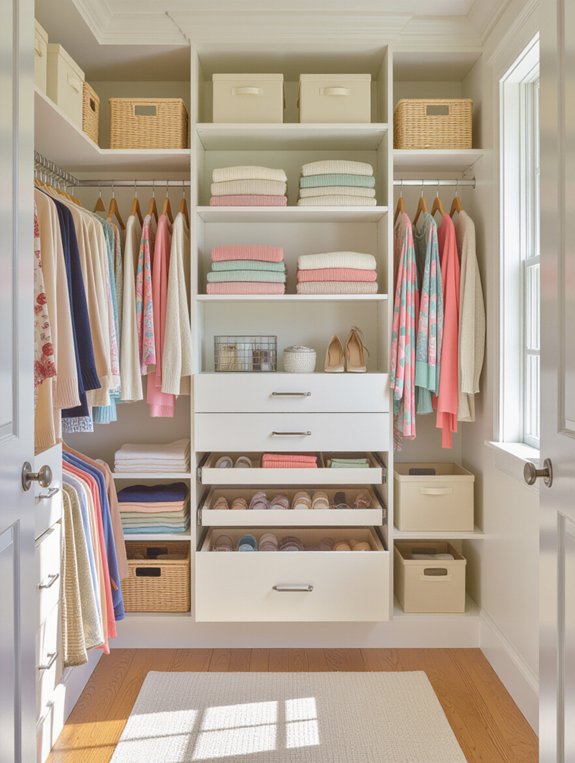 maximize closet organization efficiency