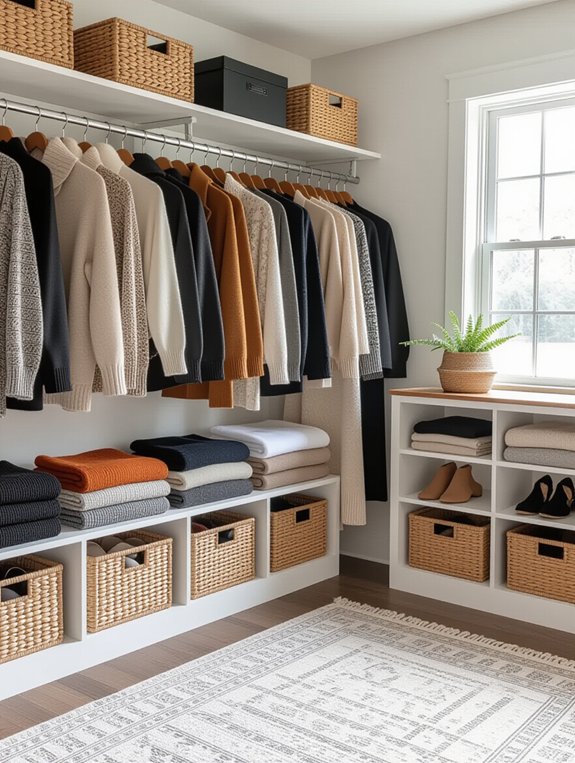 maximize closet space efficiently