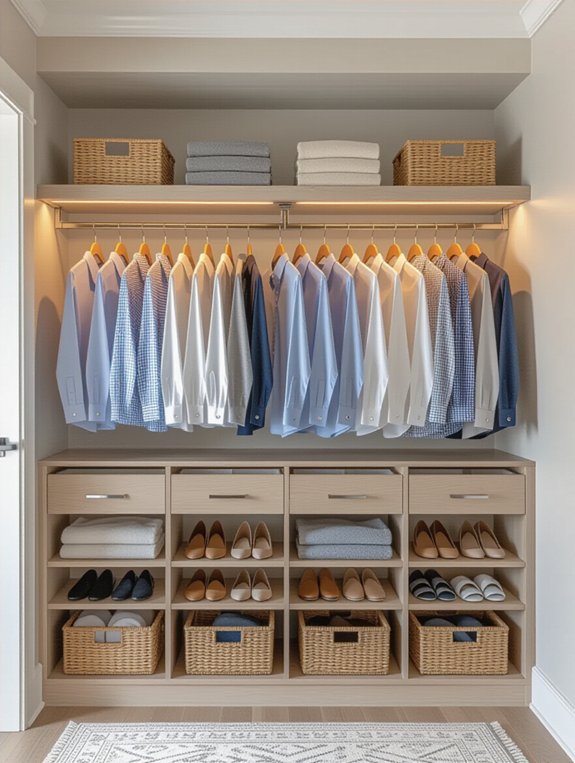 maximize closet space efficiently