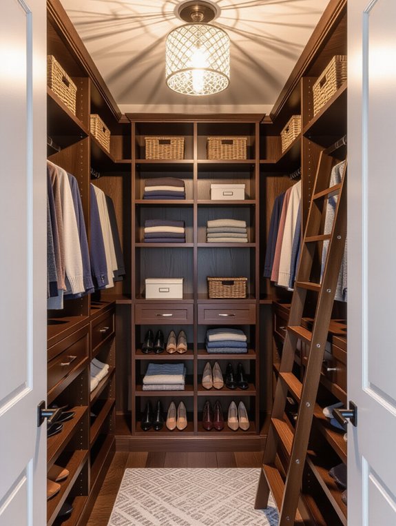 maximize closet vertical space