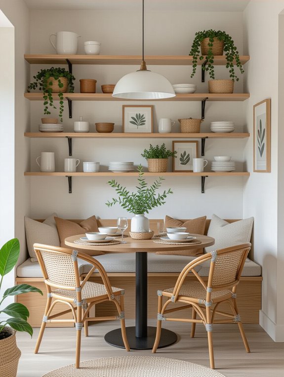 maximize dining space vertically