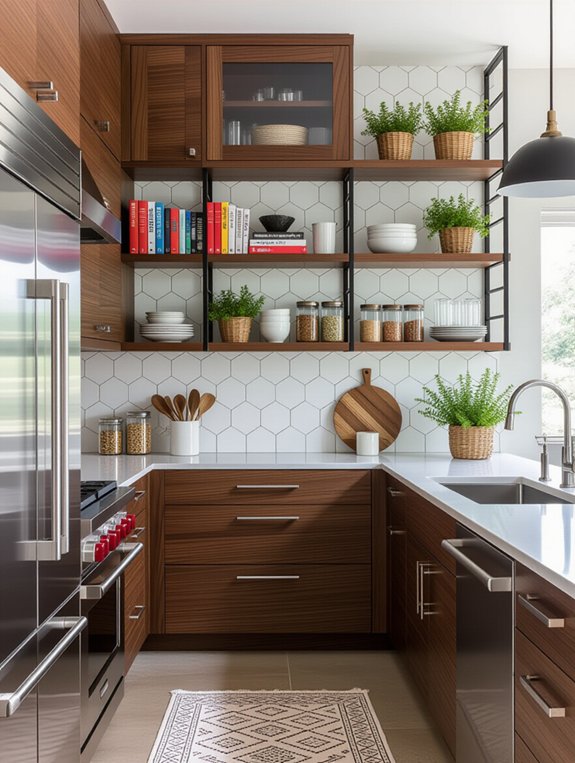 maximize kitchen vertical storage